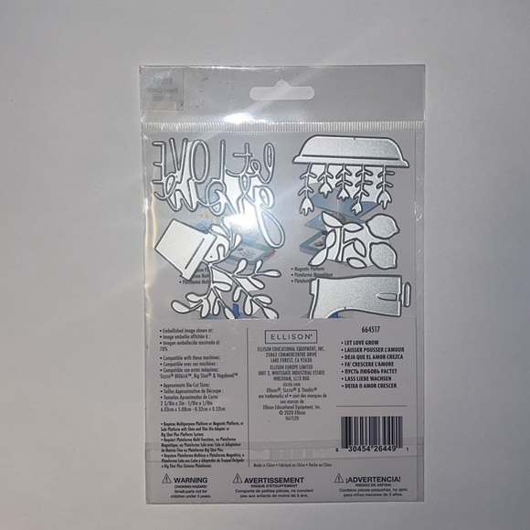 Sizzix Let Love Grow thinlits - Picture 2 of 3